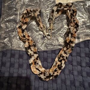 Coach Black/Multi Resin Bag Chain